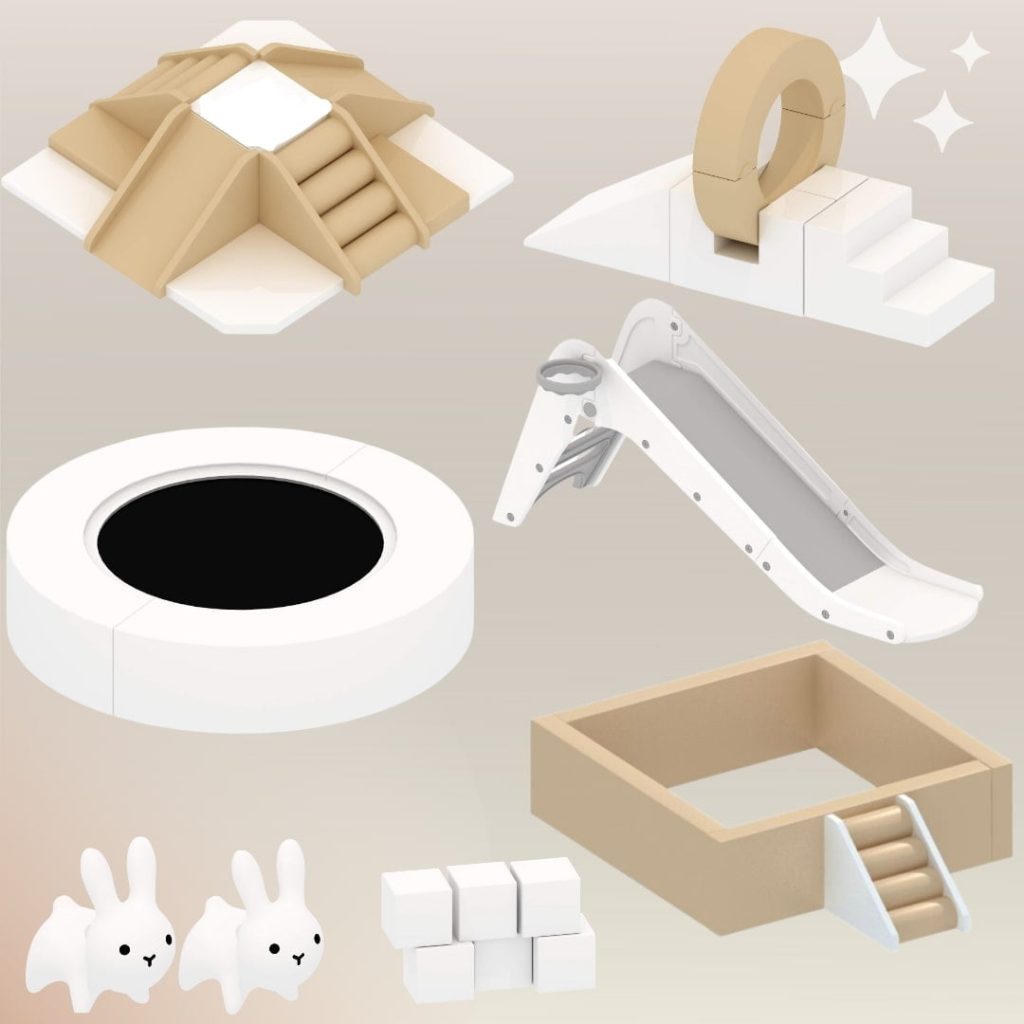 Soft Play - Nude & White - Mega