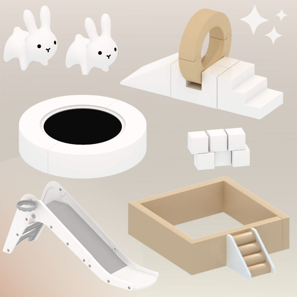 Soft Play - Nude & White - Grande
