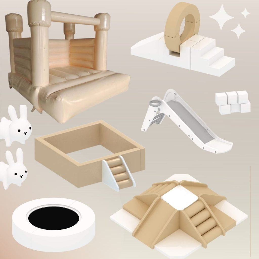 Soft Play - Nude & White - Mega Bounce